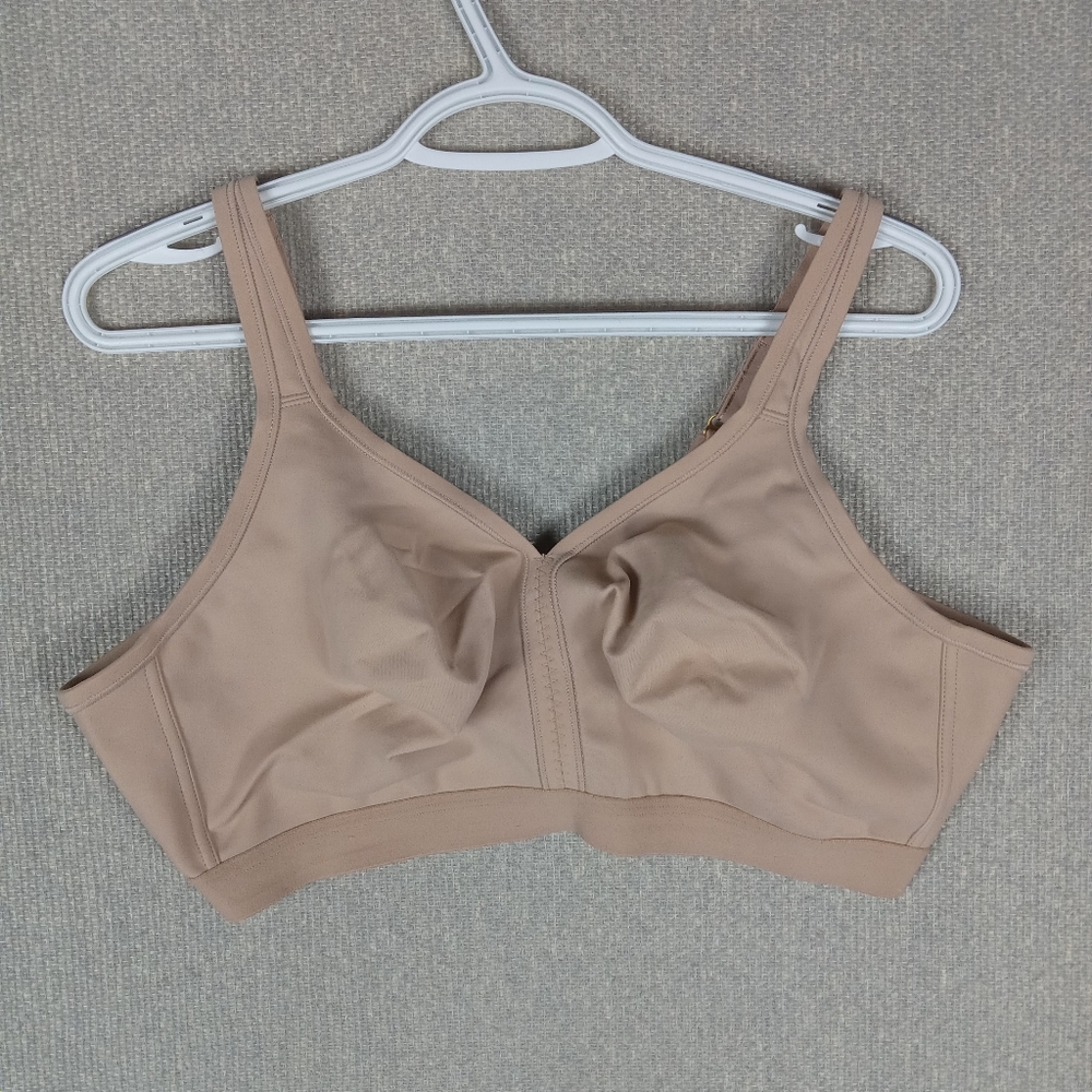 Soma Embraceable Wireless Unlined Full Coverage Bra Womens 42DD Nude Comfort